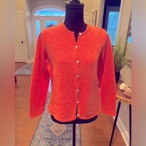 L.L. Bean Coral Women's Cardigan Sweater